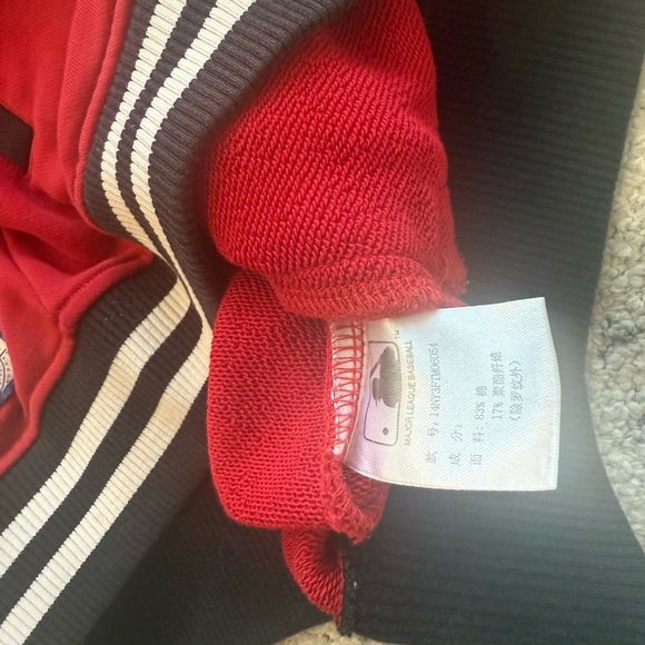 Woman’s vintage Y2K Japan L GUC some light fading MLB Boston Bomber Jacket - Picture 10 of 13